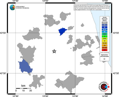 Mappa MCS - territori comuni