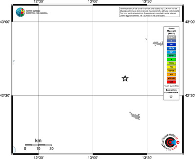 Mappa MCS - territori località