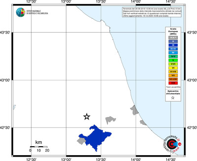Mappa EMS - territori comuni