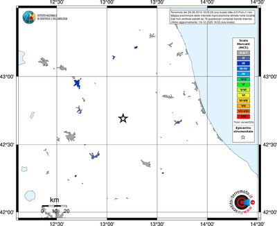 Mappa MCS - territori località