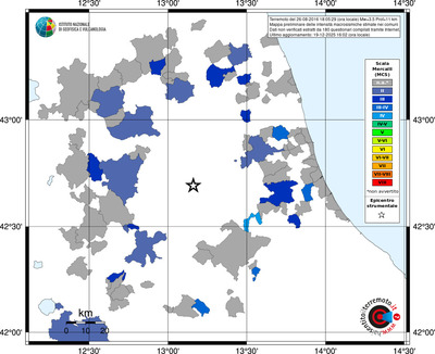 Mappa MCS - territori comuni