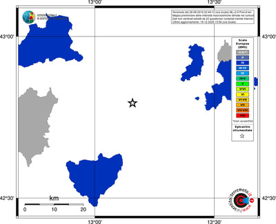 Mappa EMS - territori comuni