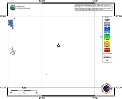 Mappa MCS - territori località