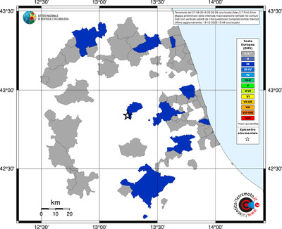 Mappa EMS - territori comuni