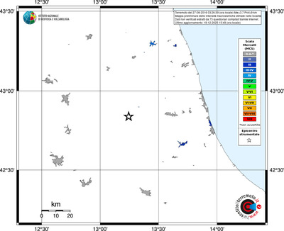 Mappa MCS - territori località