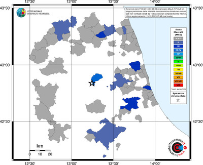 Mappa MCS - territori comuni