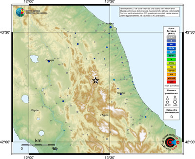 Mappa EMS - località