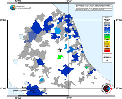 Mappa EMS - territori comuni