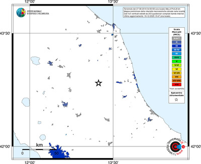 Mappa MCS - territori località