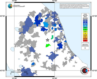 Mappa MCS - territori comuni