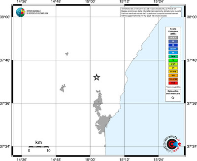 Mappa EMS - territori località