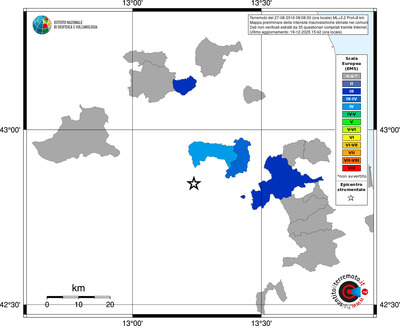 Mappa EMS - territori comuni