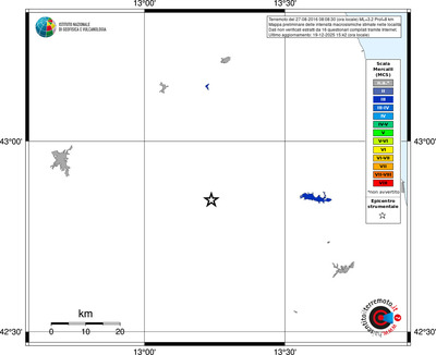 Mappa MCS - territori località