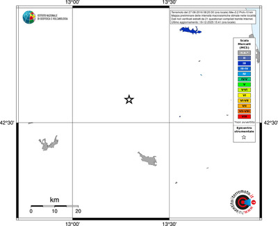 Mappa MCS - territori località