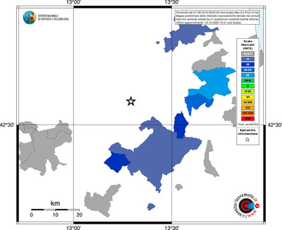 Mappa MCS - territori comuni