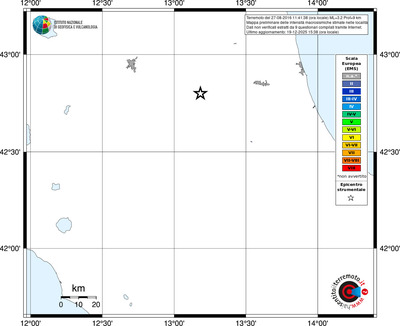 Mappa EMS - territori località