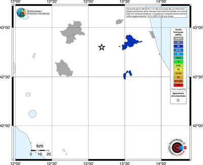 Mappa EMS - territori comuni