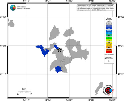 Mappa EMS - territori comuni