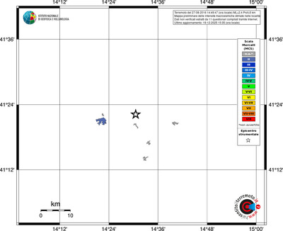 Mappa MCS - territori località