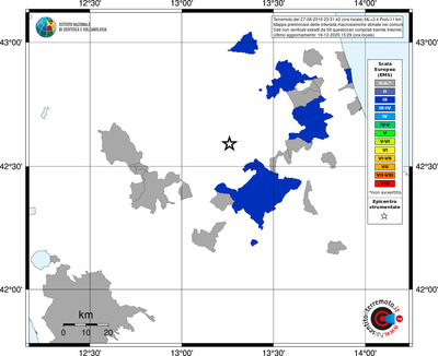 Mappa EMS - territori comuni