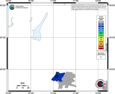 Mappa EMS - territori comuni