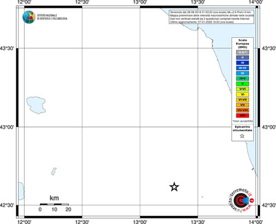 Mappa EMS - territori località