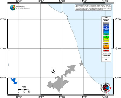 Mappa EMS - territori comuni