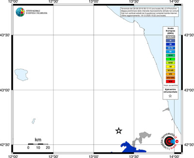 Mappa EMS - territori comuni