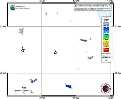 Mappa MCS - territori località