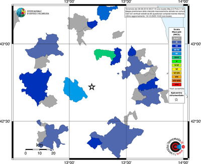 Mappa MCS - territori comuni