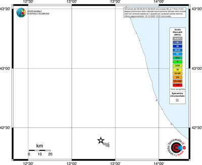 Mappa MCS - territori località