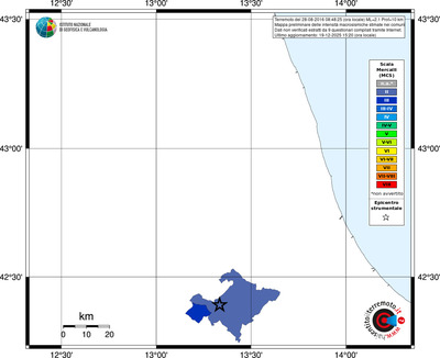 Mappa MCS - territori comuni