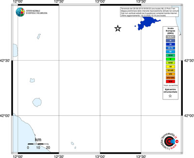 Mappa EMS - territori comuni