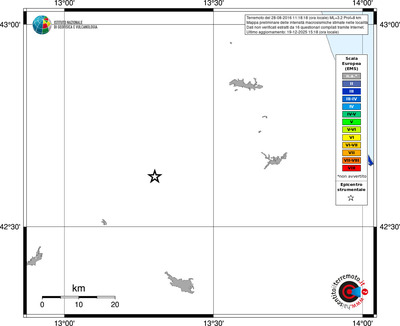 Mappa EMS - territori località