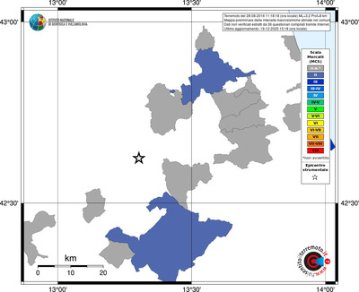 Mappa MCS - territori comuni