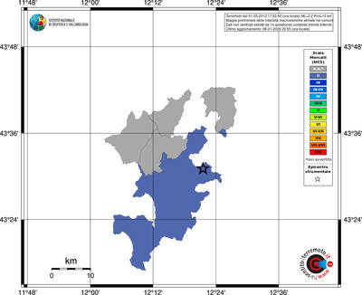 Mappa MCS - territori comuni
