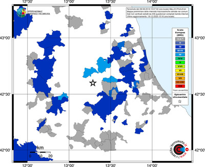 Mappa EMS - territori comuni