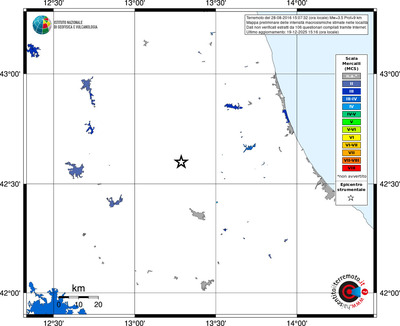 Mappa MCS - territori località