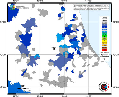 Mappa MCS - territori comuni