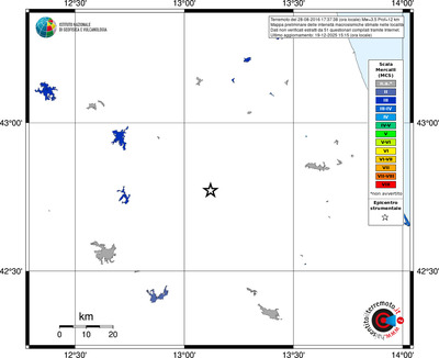 Mappa MCS - territori località