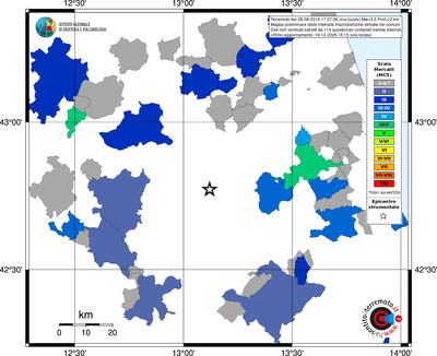 Mappa MCS - territori comuni