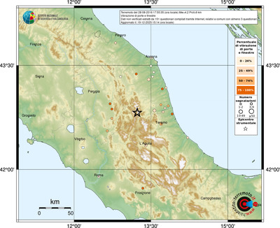 Mappa comuni con almeno 3 questionari