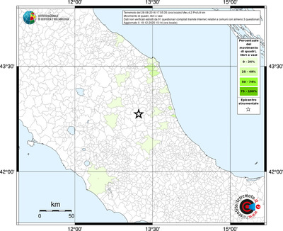 Mappa territorio comunale con almeno 3 questionari
