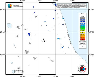 Mappa MCS - territori località