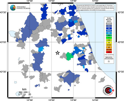 Mappa MCS - territori comuni