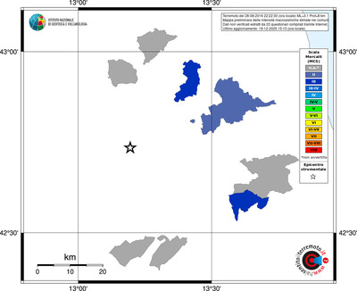 Mappa MCS - territori comuni