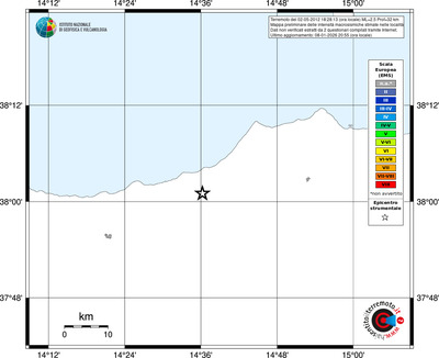 Mappa EMS - territori località
