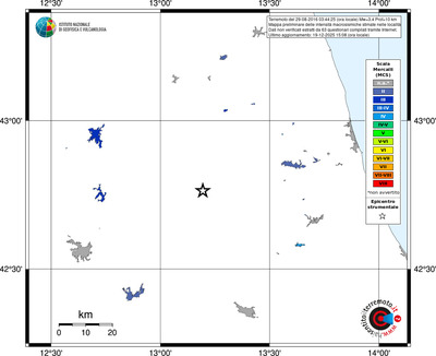 Mappa MCS - territori località