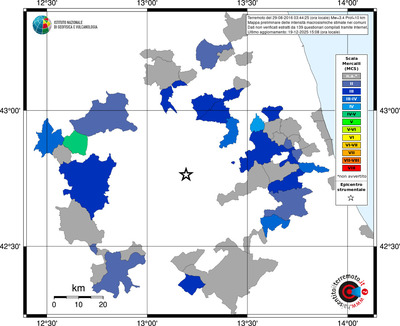 Mappa MCS - territori comuni