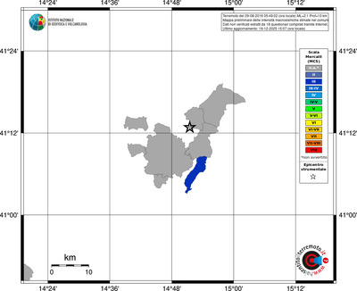 Mappa MCS - territori comuni